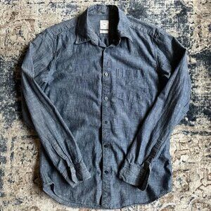 Bluish Chambray Shirt - Small